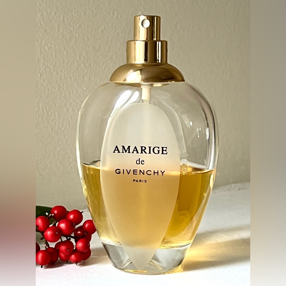 Vintage Amarige de Givenchy Paris EDT 100ml Spray ~Half Full Discontinued - Picture 2 of 5